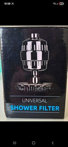Chrome shower filter - chrome,