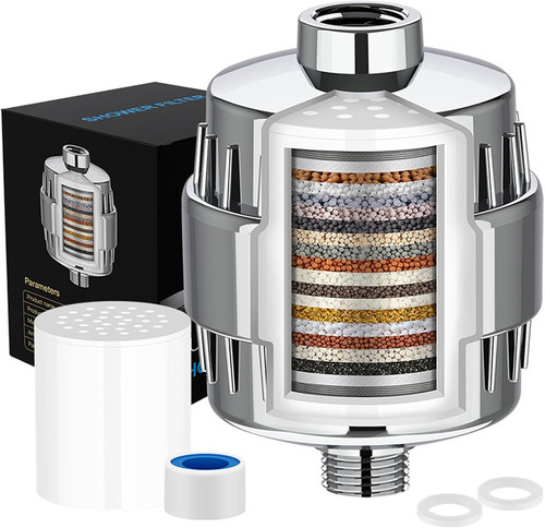 Shower filter stage with - filter,