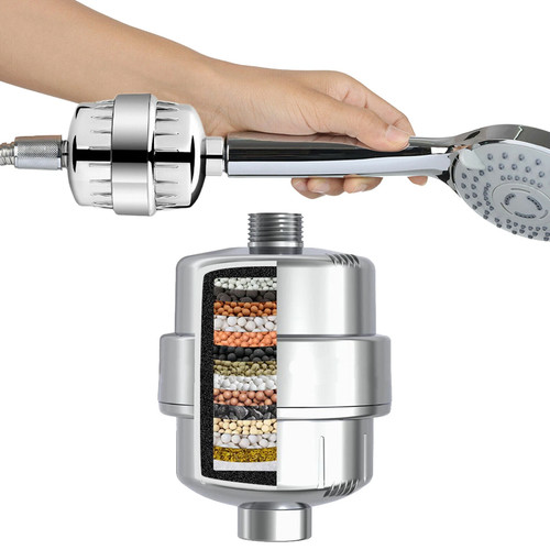 Stage shower filter with - 20,