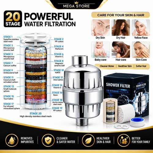 Stage shower hard water - shower,