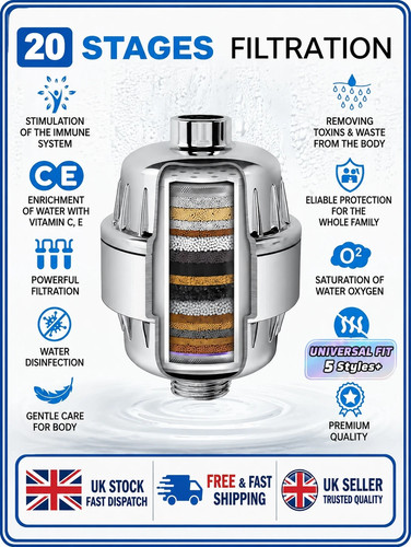 Stage shower filter vitamin - filter,