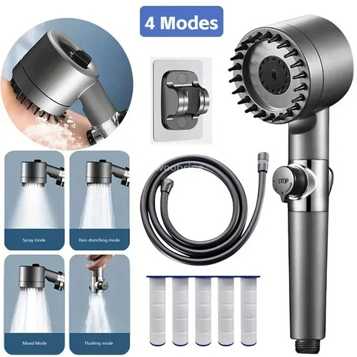 Shower head filter modes - head, 4
