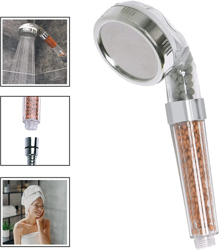 Shower head mineral beads - shower,