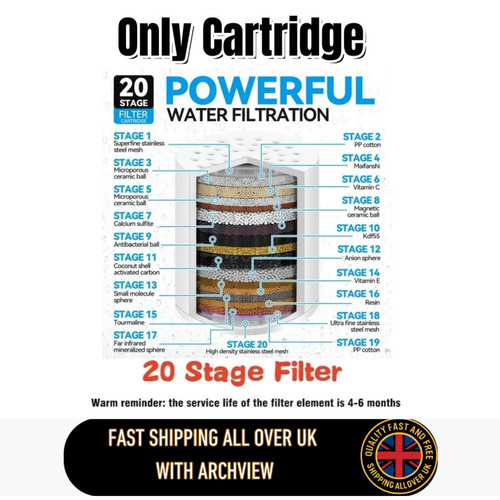 Stage shower filter - stage,