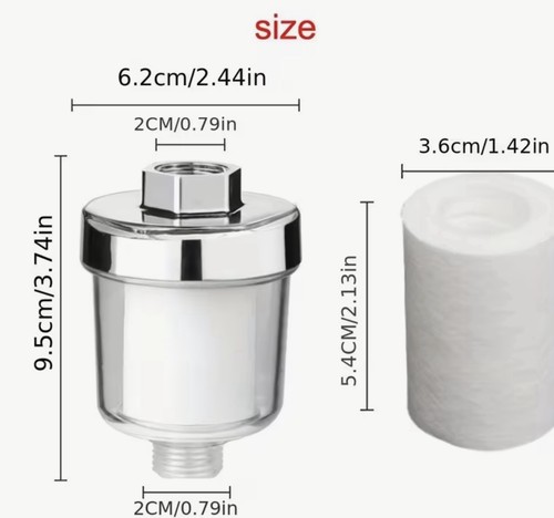 Shower head filter integrated - shower,